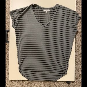 Express London Tee Olive Stripe XS